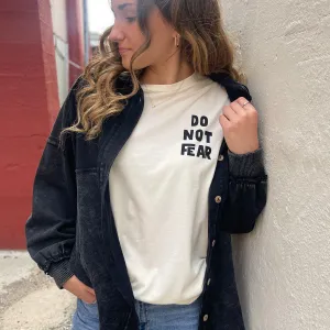 Do Not Fear Tee in Natural
