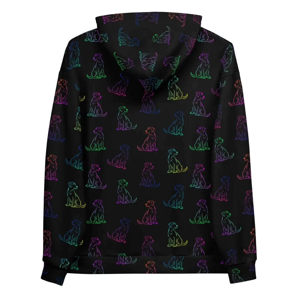 Dog Mom Rainbow Dog Hoodie