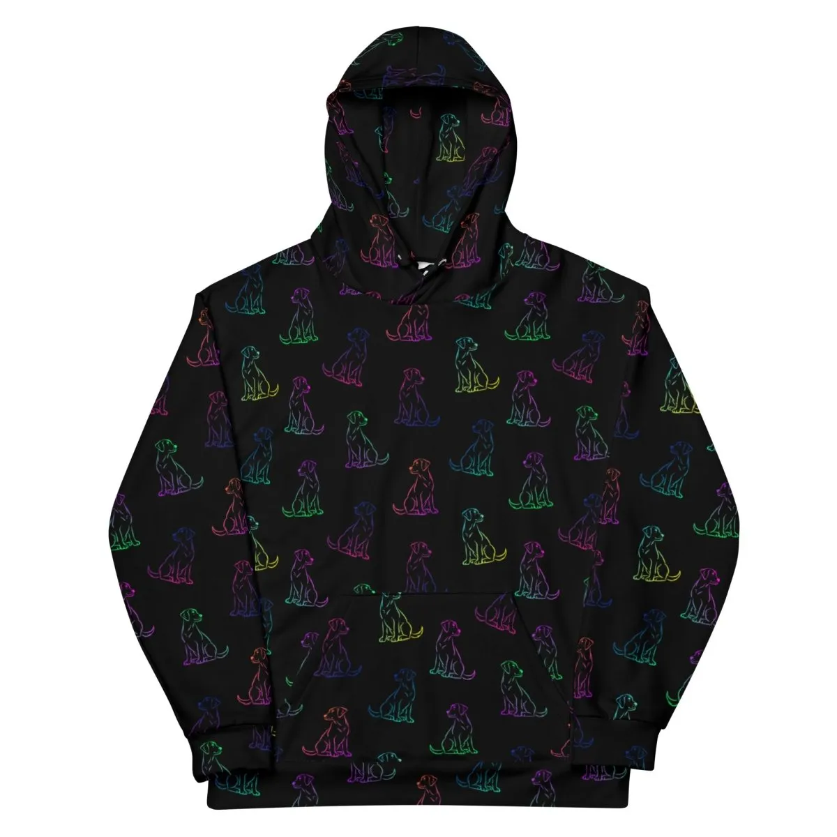 Dog Mom Rainbow Dog Hoodie