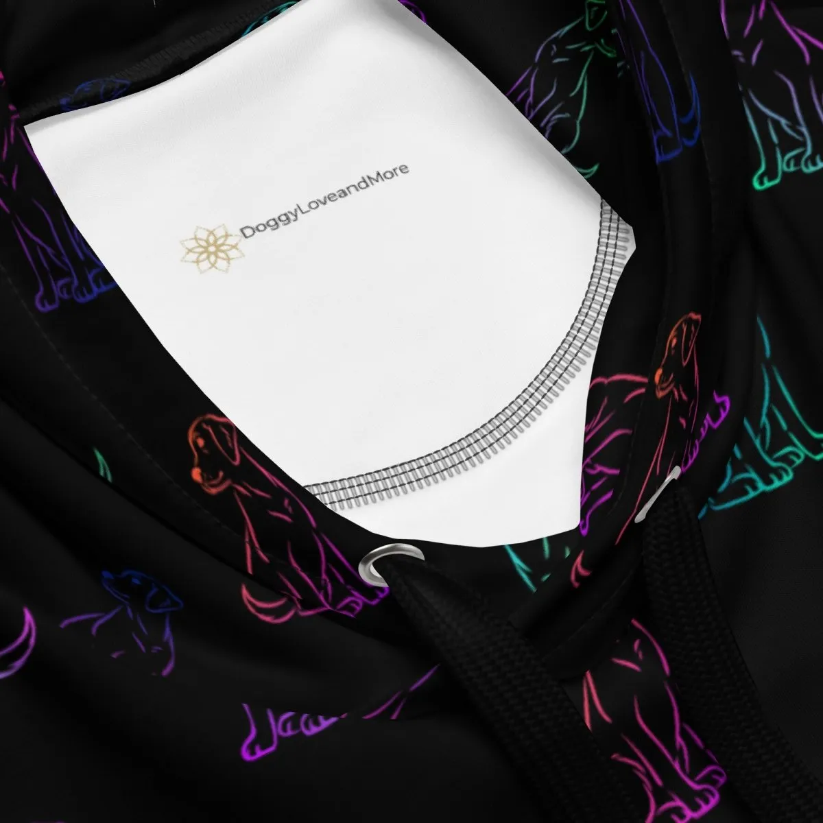 Dog Mom Rainbow Dog Hoodie