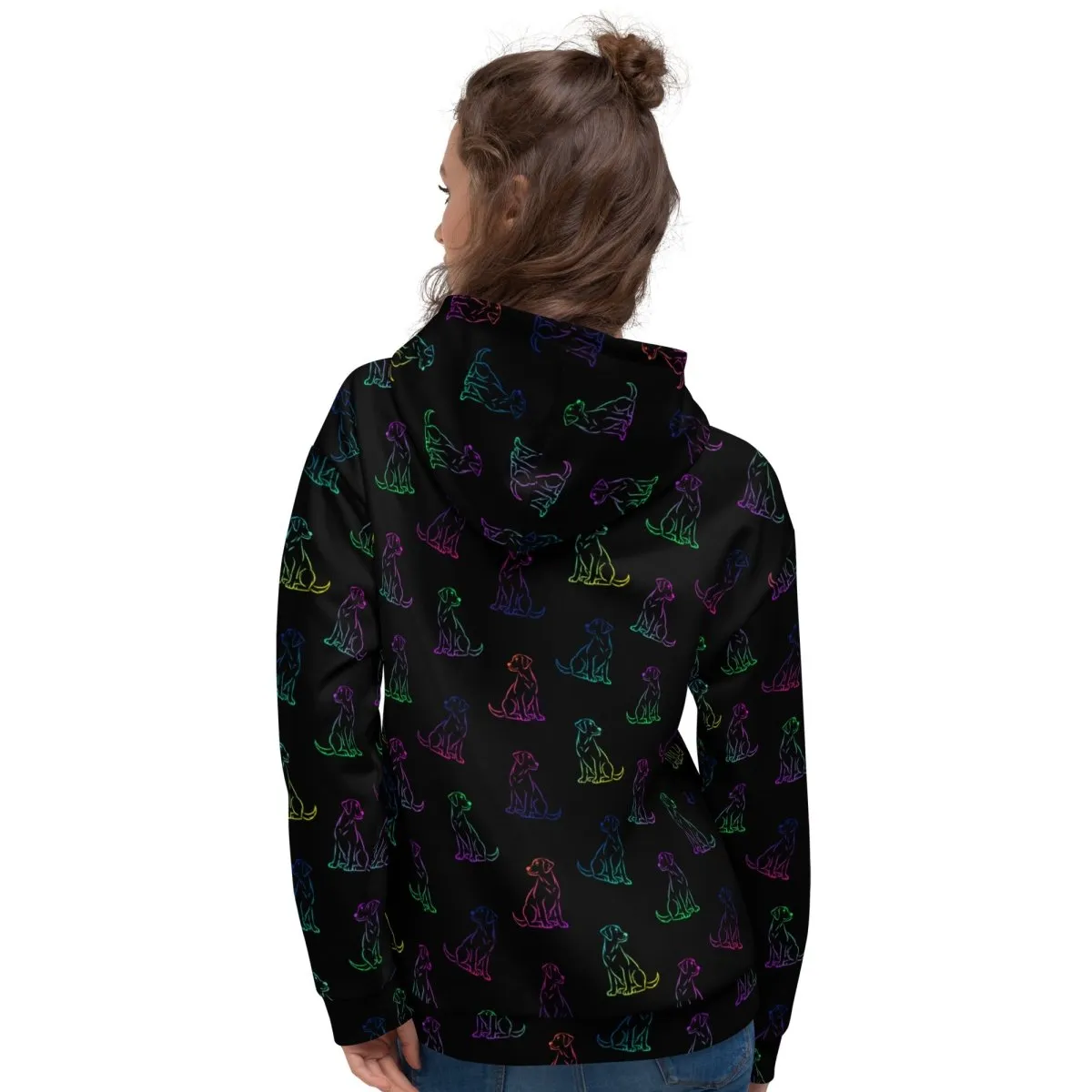 Dog Mom Rainbow Dog Hoodie