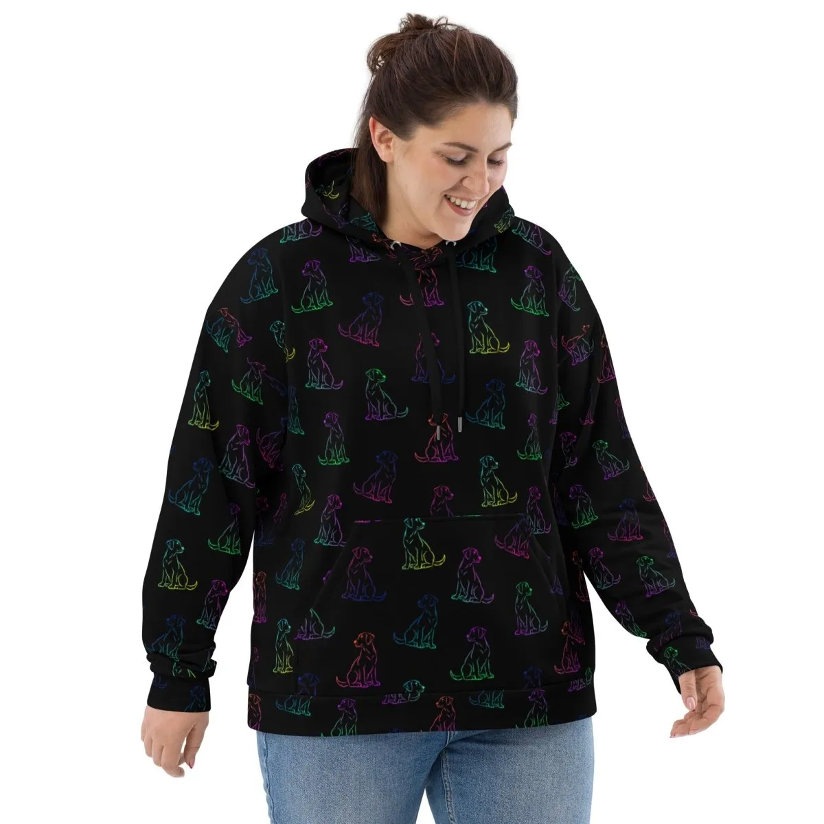 Dog Mom Rainbow Dog Hoodie