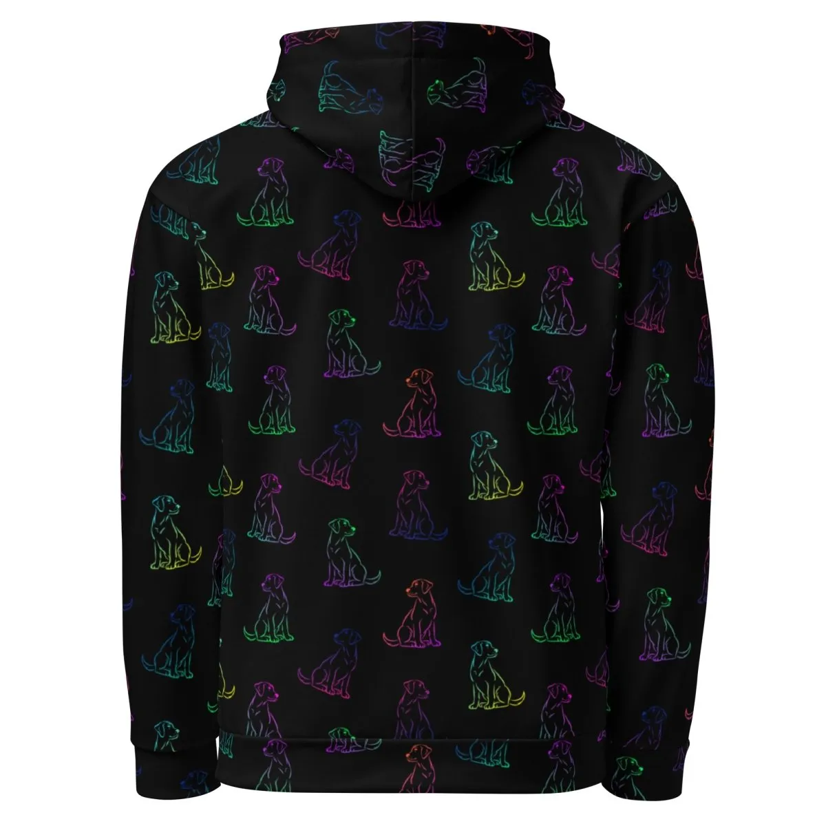 Dog Mom Rainbow Dog Hoodie