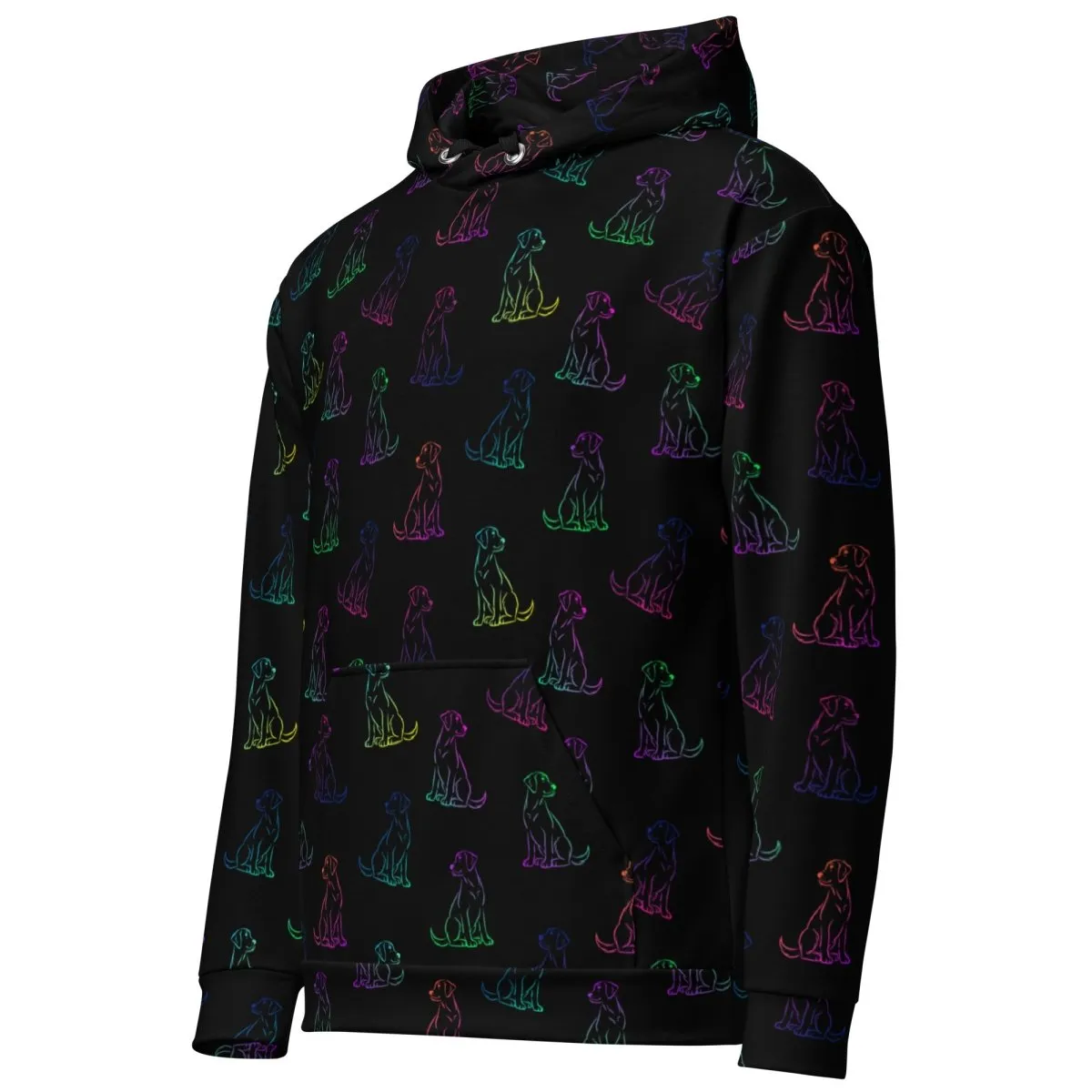 Dog Mom Rainbow Dog Hoodie