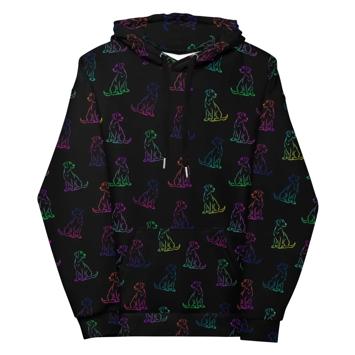 Dog Mom Rainbow Dog Hoodie