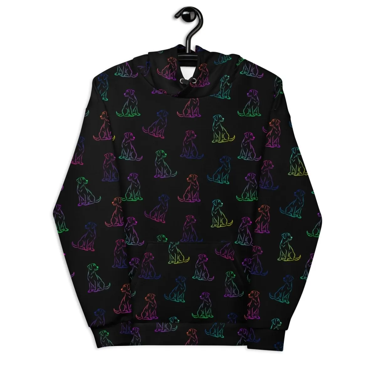 Dog Mom Rainbow Dog Hoodie