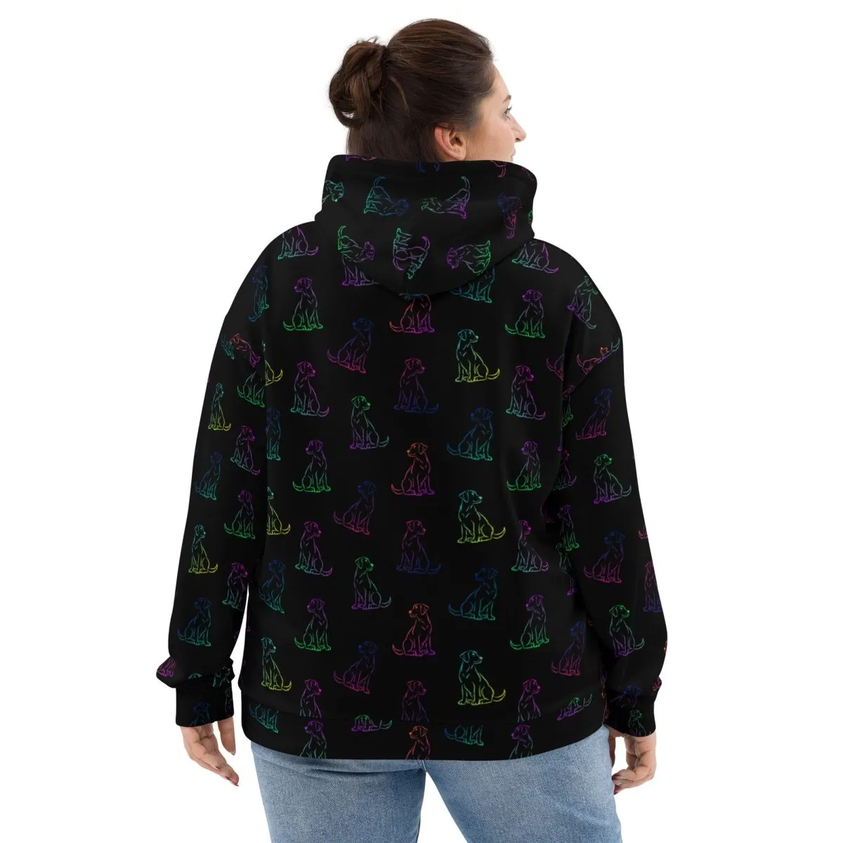 Dog Mom Rainbow Dog Hoodie