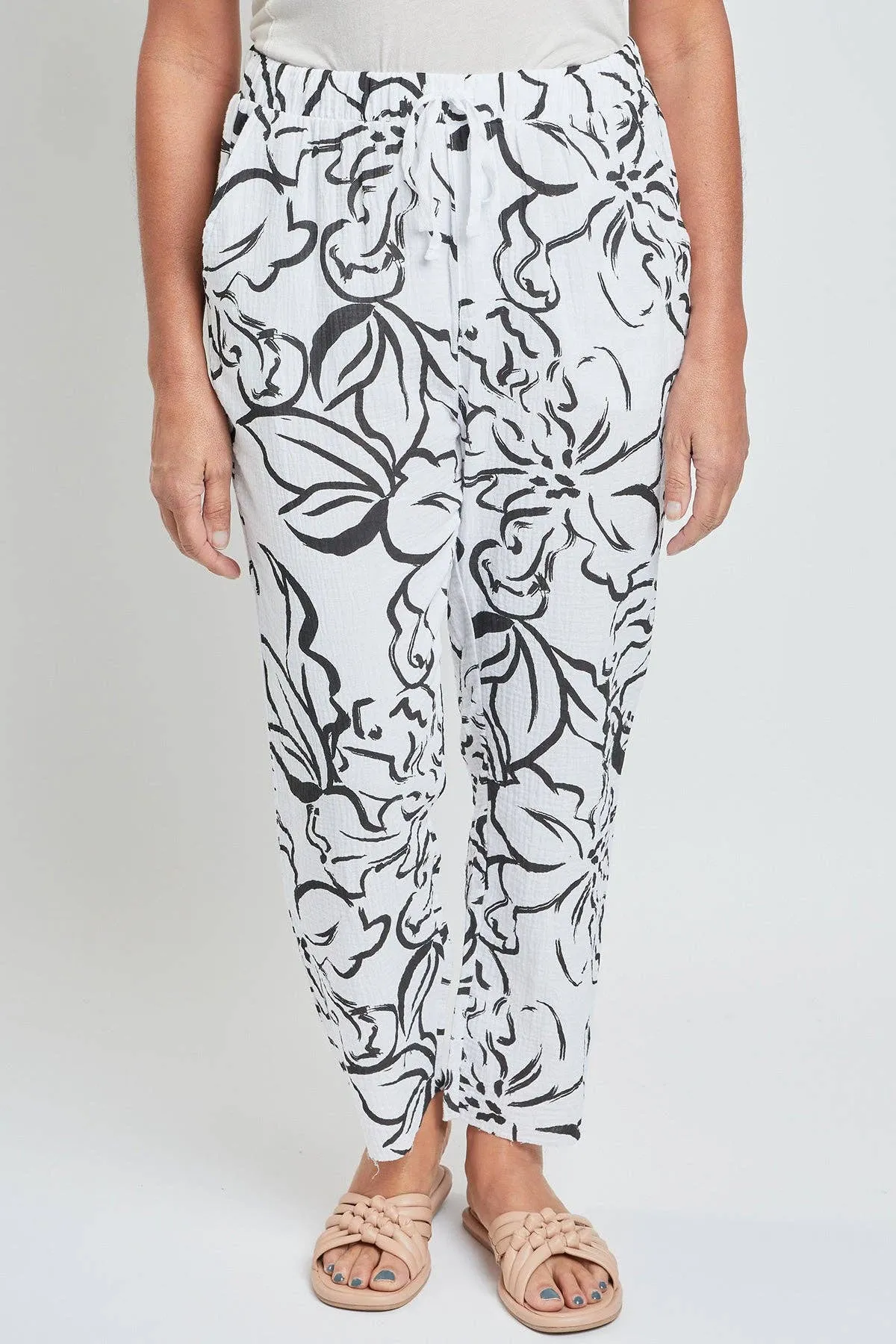 Double Gauze Cropped Pant