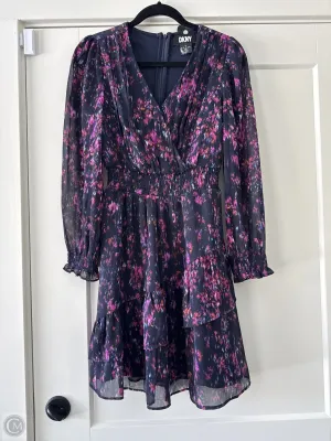 Dress Casual Short By Dkny In Purple, Size: Xs