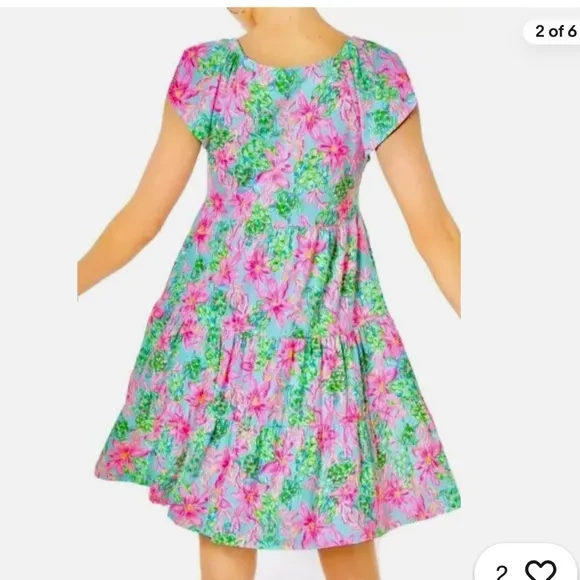 EASTER SALE! Lilly Pulitzer 🔥 Geanna Short Sleeve Surf Blue So Shellegant Dress