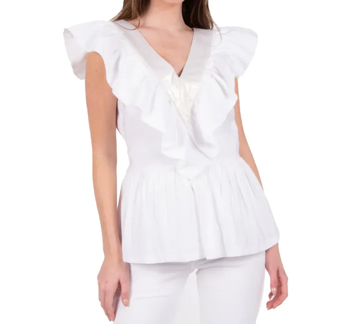 Emily McCarthy Camille Tank - White Gold