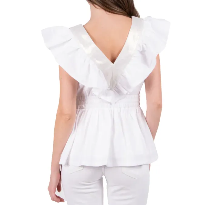 Emily McCarthy Camille Tank - White Gold