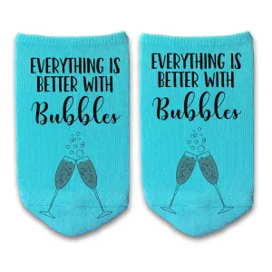 Everything Is Better With Champagne Bubbles on Socks