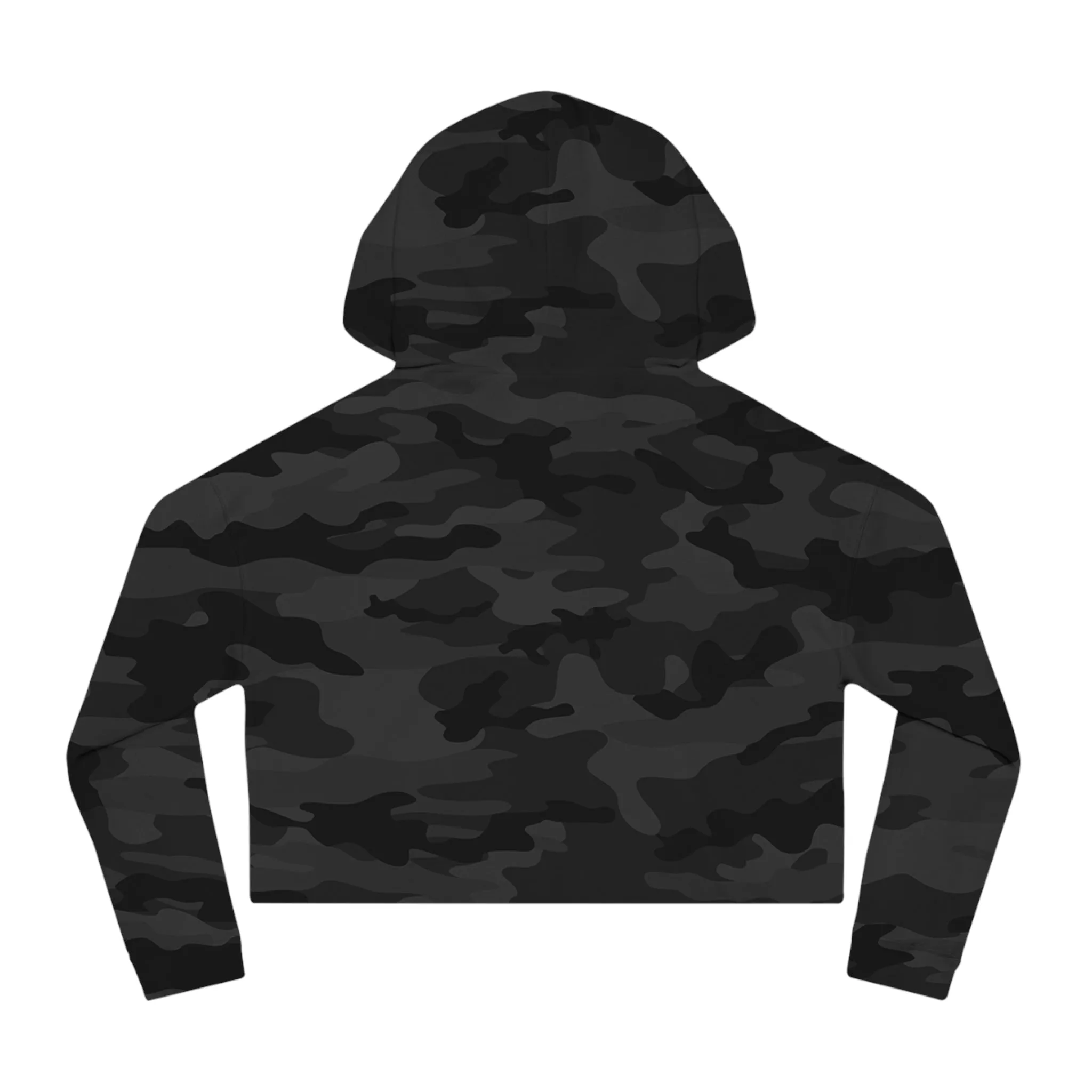 Faded Out Ocean/ Cropped Hoodie
