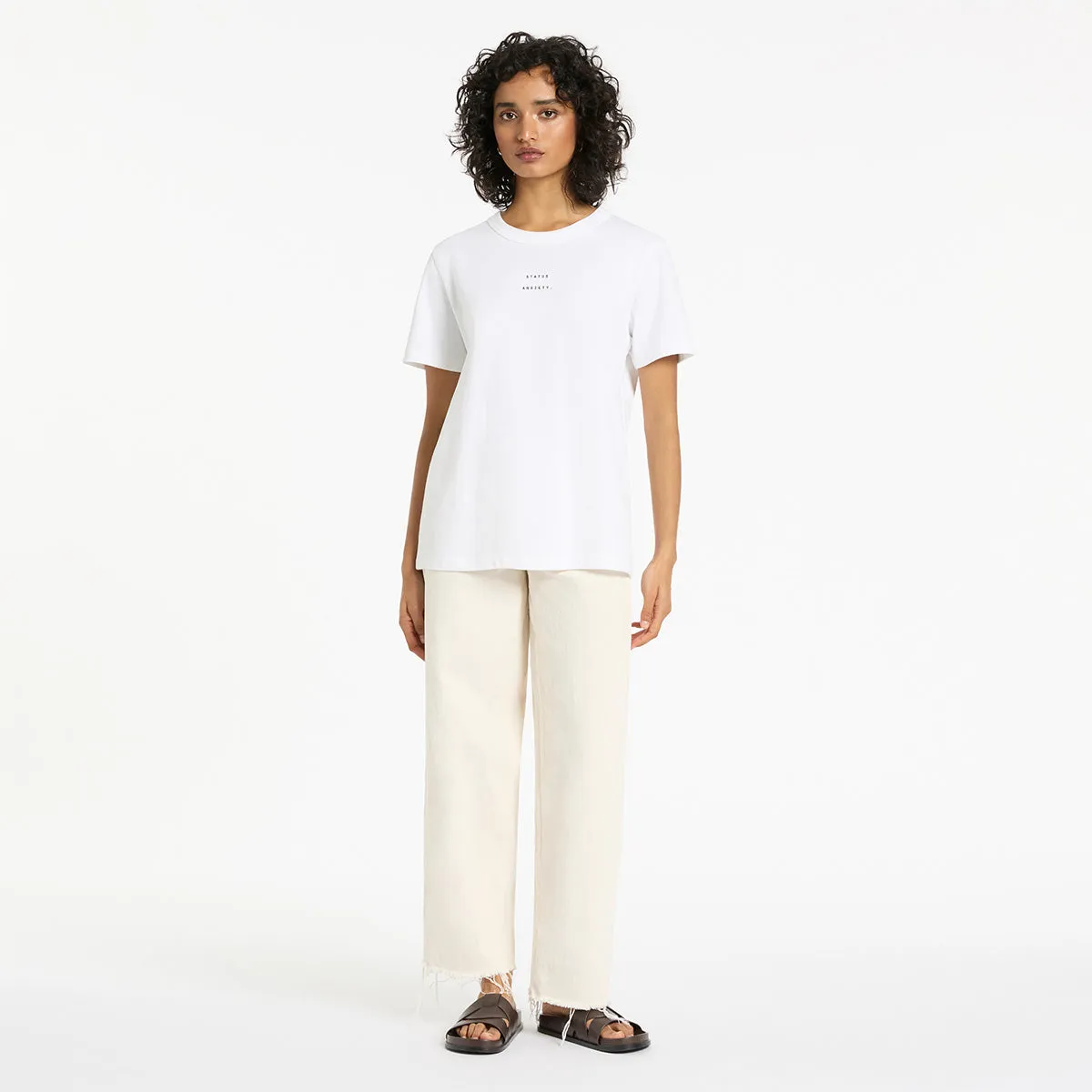 Feels Right Logo - Women's Tee / Off White