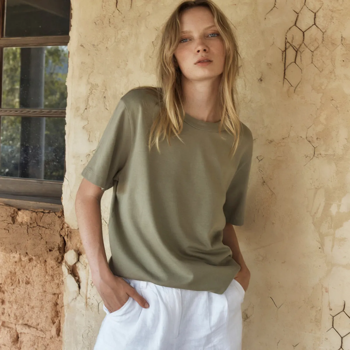 Feels Right - Women's Tee / Washed Sage