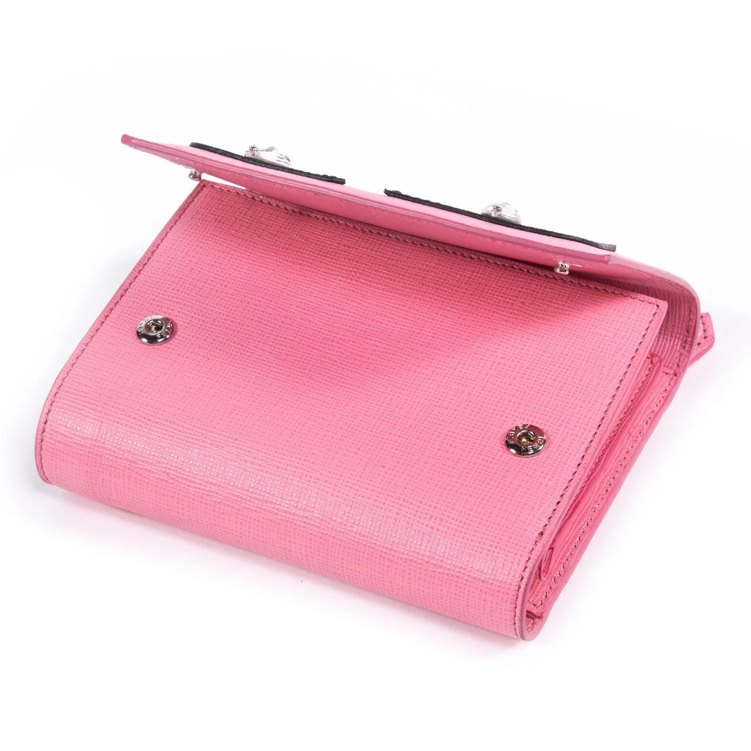 Fendi Crayons Leather Wallet