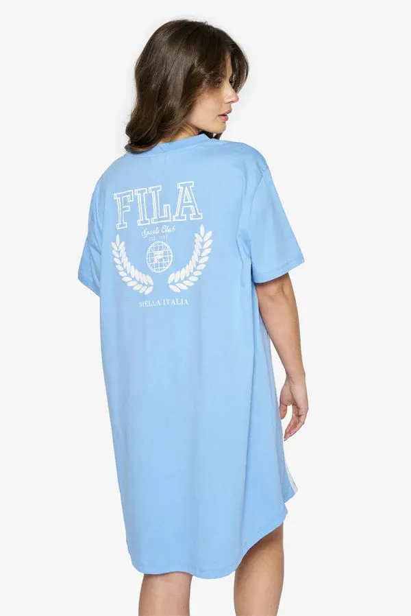 Fila Women's Maeve T-Shirt Dress Hydrangea