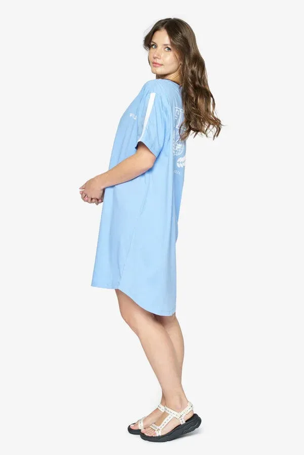 Fila Women's Maeve T-Shirt Dress Hydrangea