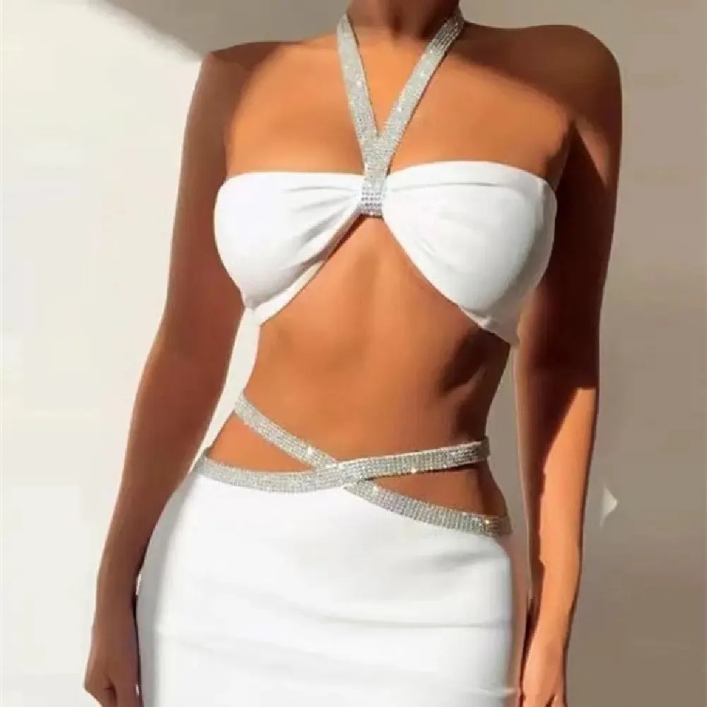 Fitted Bandage Skirt Set - Stylish Two-Piece Womens Outfit