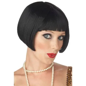 Flirty Flapper Women's Black 1920's Gatsby Wig