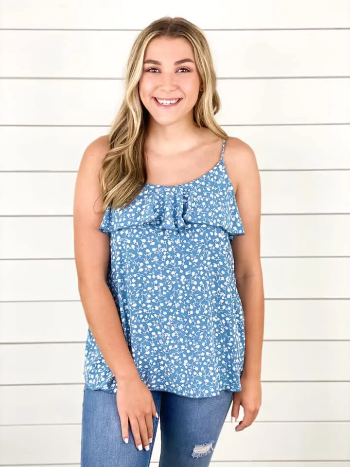 Flirty Floral Top