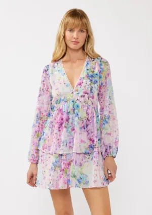 Floral Muse Tiered Mini Dress