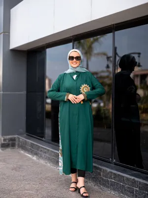 Floral summer women's abaya