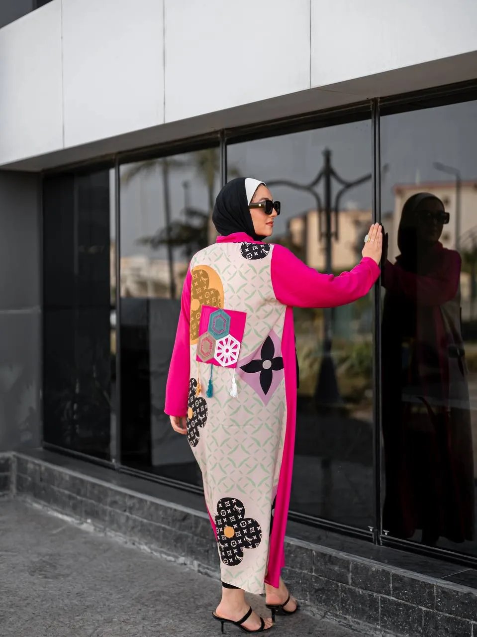 Floral summer women's abaya