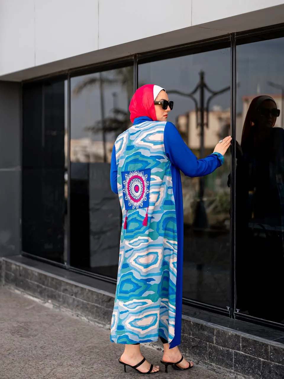 Floral summer women's abaya