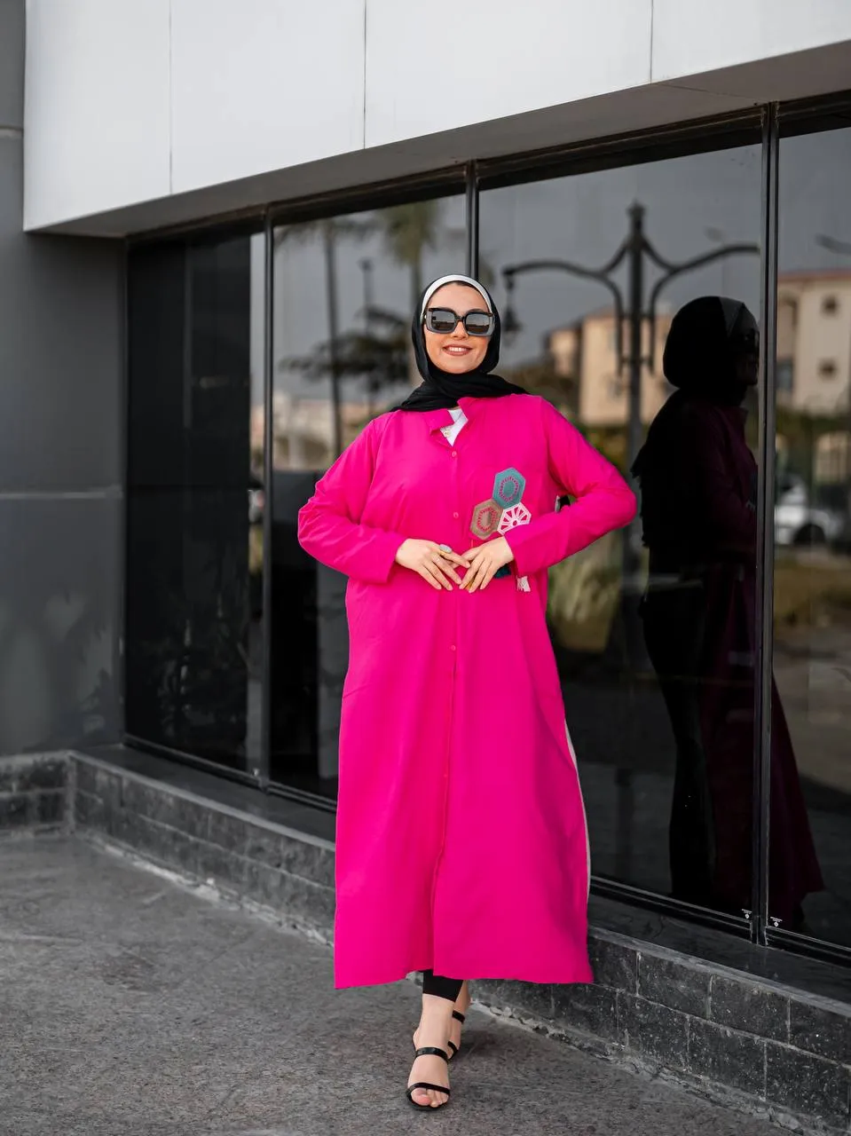 Floral summer women's abaya