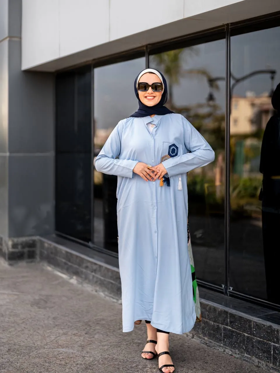 Floral summer women's abaya