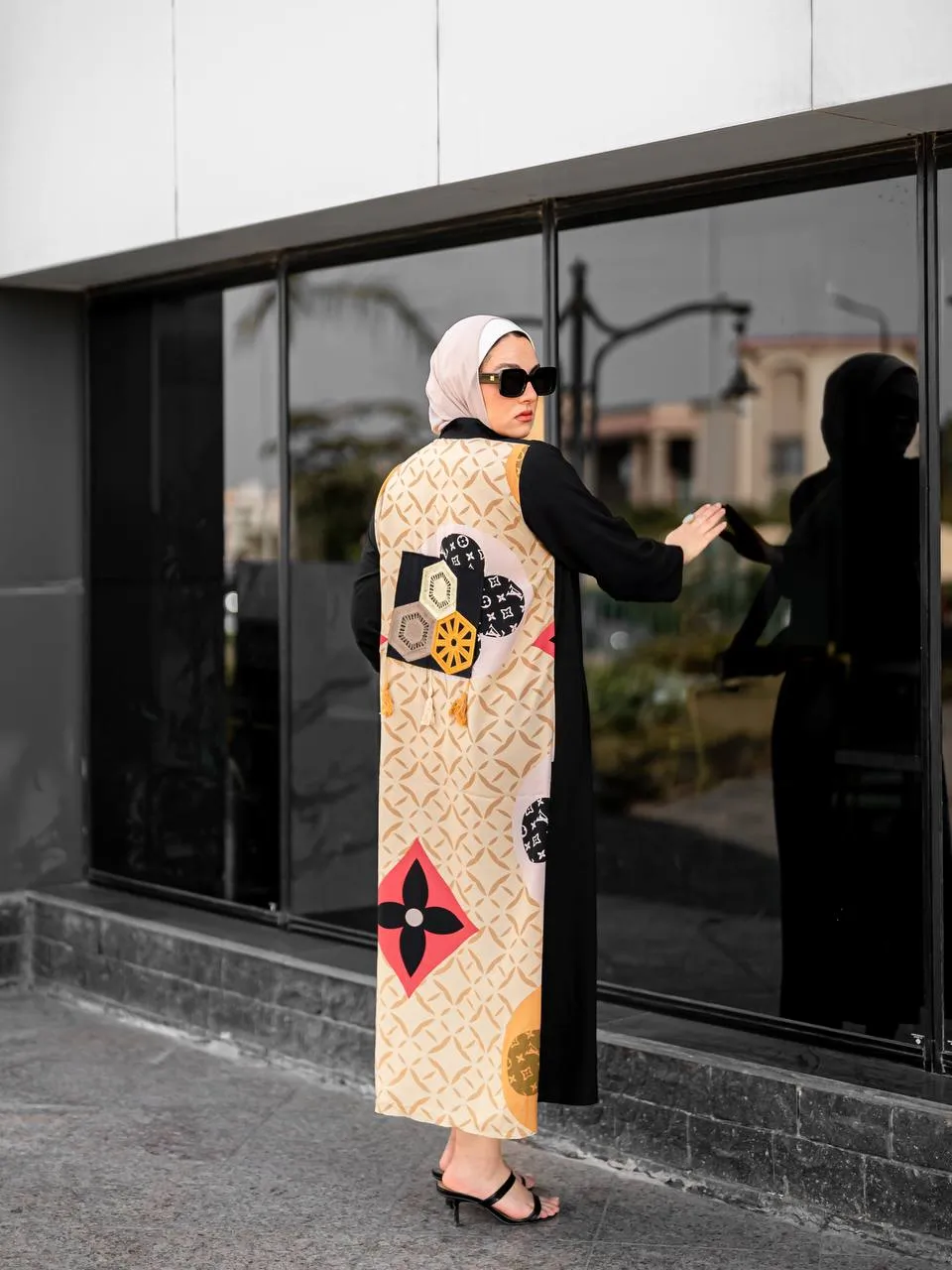 Floral summer women's abaya