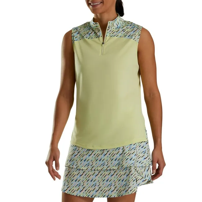 FootJoy Women's Sleeveless Color Block Polo