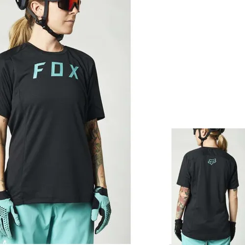 Fox Defend Jersey Short Sleeve Womens Black Small