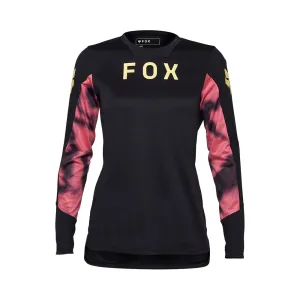 Fox Womens Defend Ls Jersey Taunt - Black