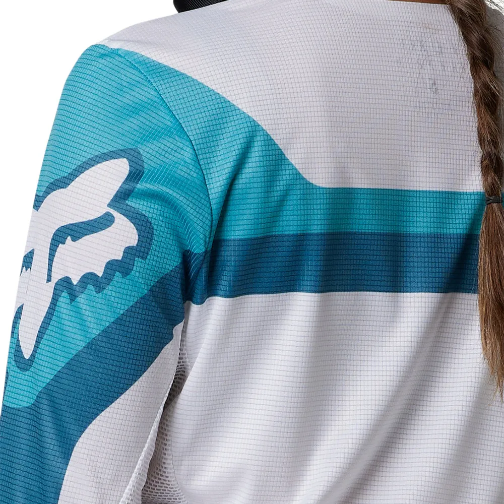 FOX WOMENS FLEXAIR EFEKT JERSEY [TEAL]