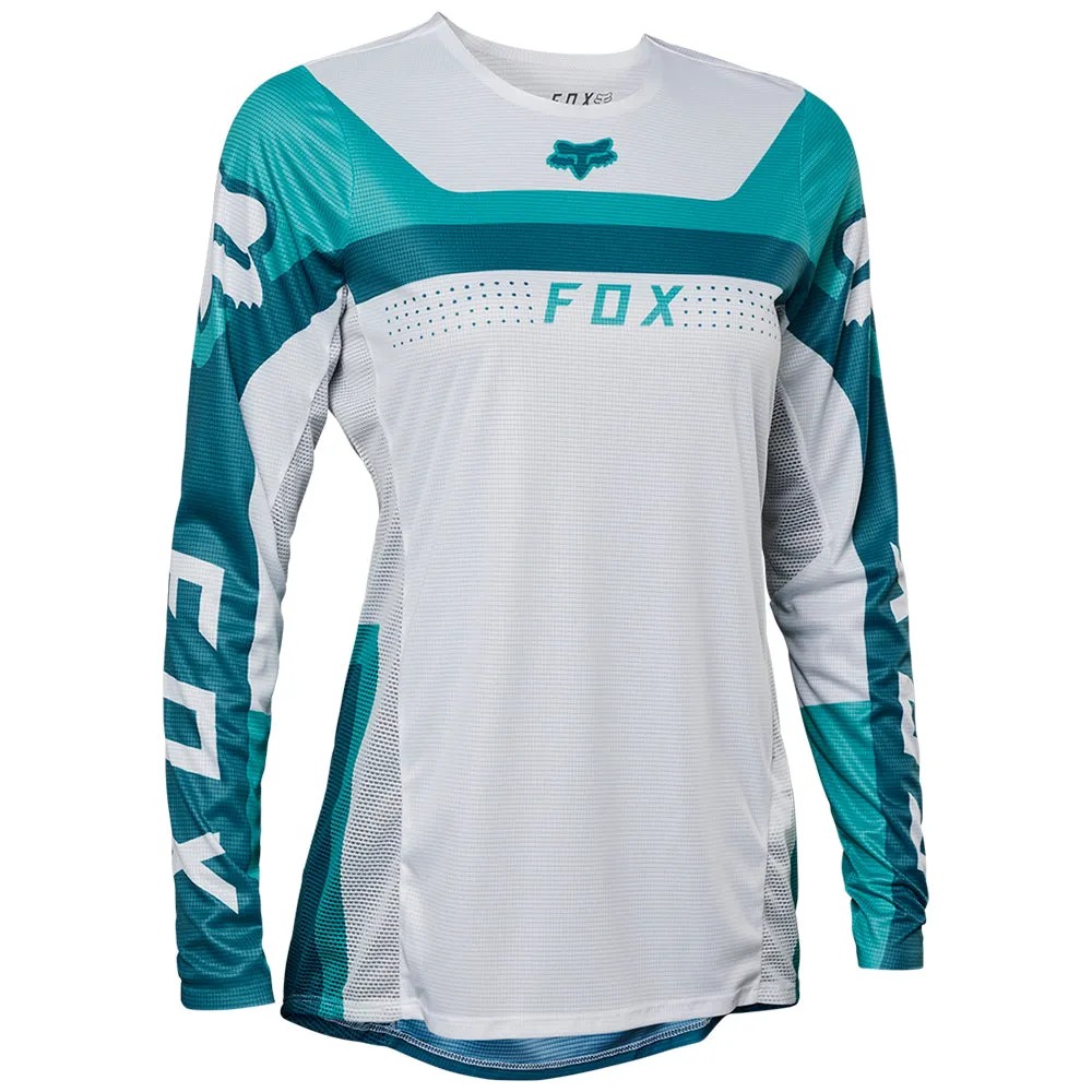 FOX WOMENS FLEXAIR EFEKT JERSEY [TEAL]