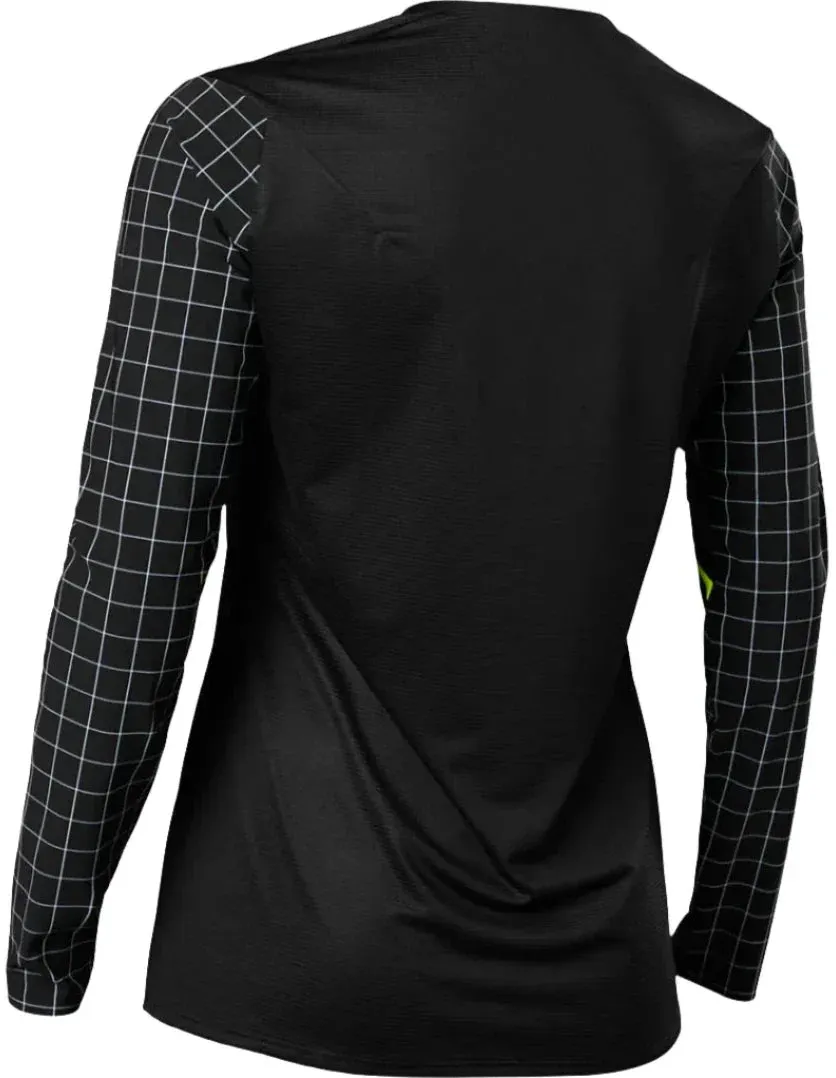 Fox WOMENS FLEXAIR LS JERSEY CELZ - Black