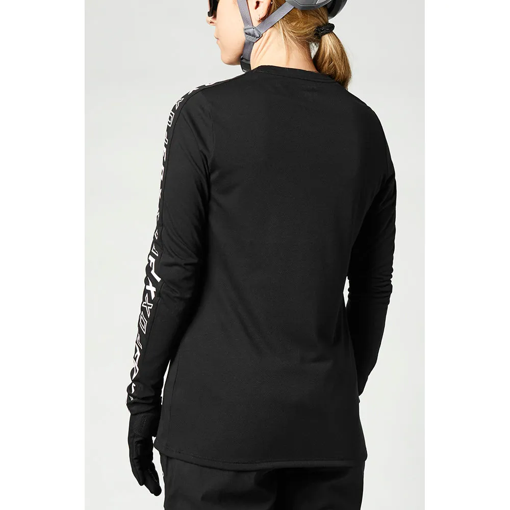 Fox Womens Ranger DrireleaseÂ® Ls Jersey - Black