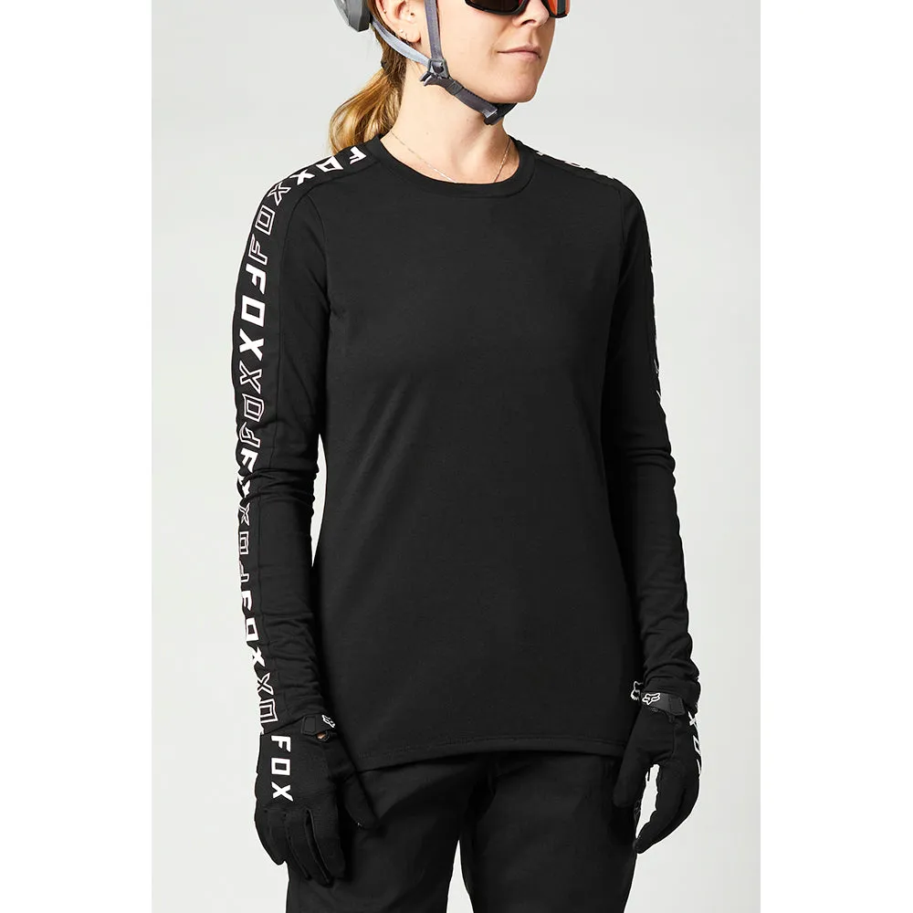 Fox Womens Ranger DrireleaseÂ® Ls Jersey - Black