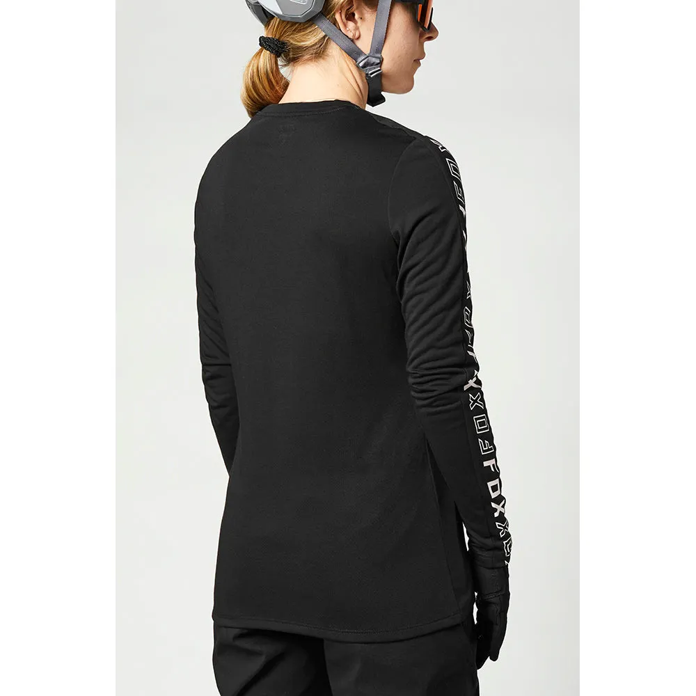 Fox Womens Ranger DrireleaseÂ® Ls Jersey - Black