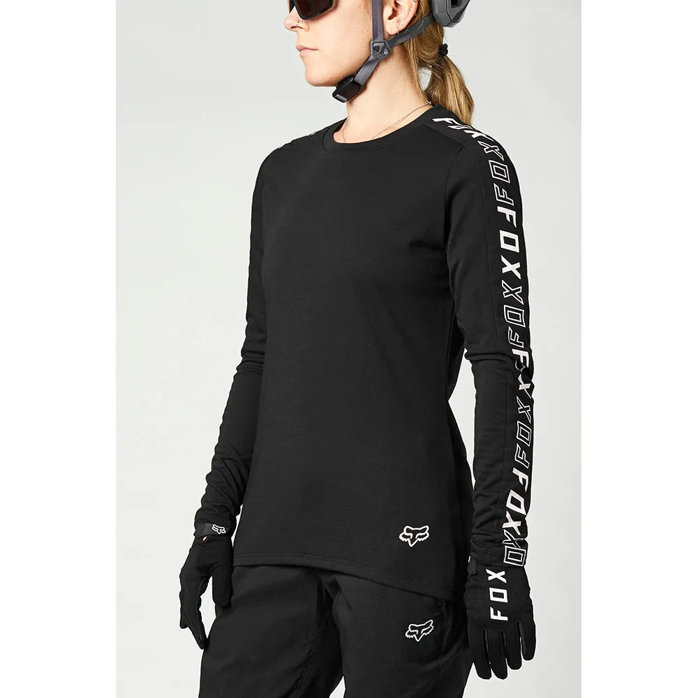 Fox Womens Ranger DrireleaseÂ® Ls Jersey - Black