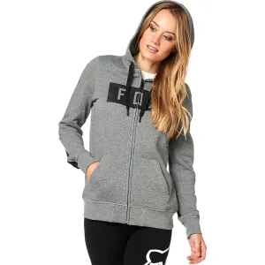 Fox Womens Solo Zip Fleece Hoody - Heather Graphite