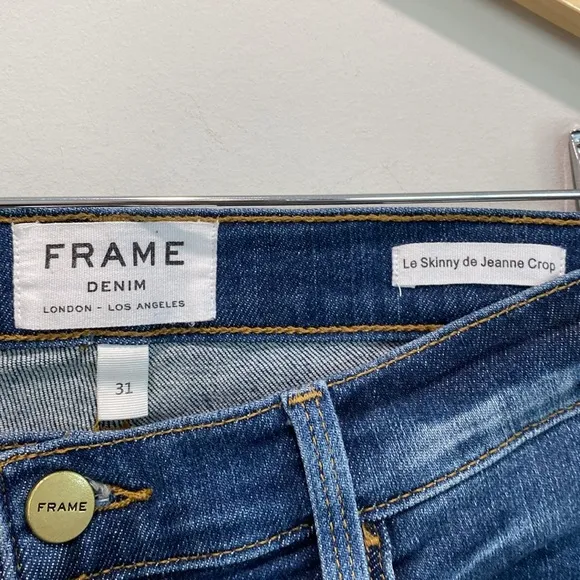 Frame Denim La Skinny de Jeanne crop Size 31