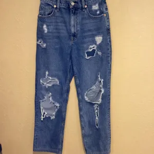 Free People CRVY Highly Distressed High Rise Women's Jeans Straight Leg Size 27