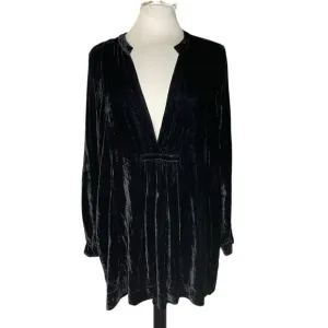 Free People x CP Shades Women's Black Velvet Tunic Dress Size M