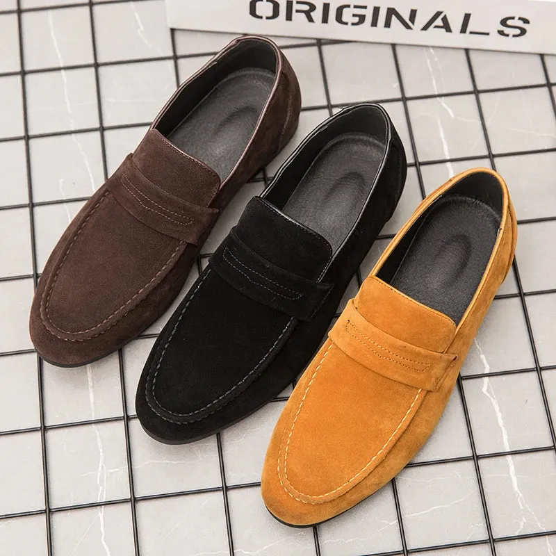 Frühlings-Suede Casual Herrenschuhe