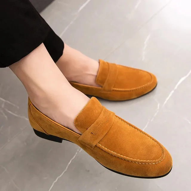 Frühlings-Suede Casual Herrenschuhe
