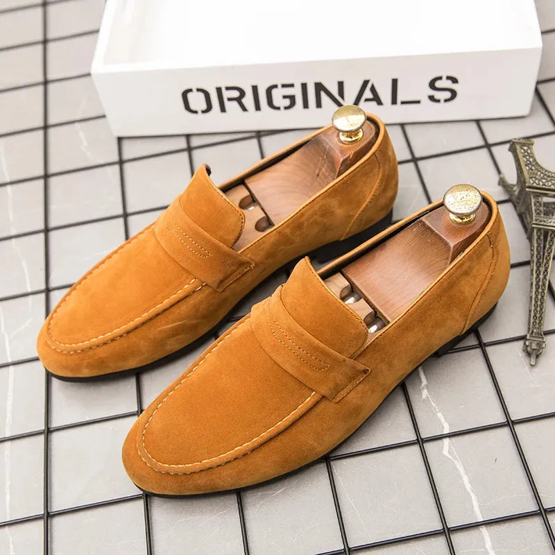 Frühlings-Suede Casual Herrenschuhe
